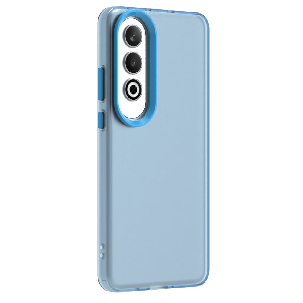 For OPPO K12 5G Candy PC Hybrid TPU Shockproof Phone Case(Blue)