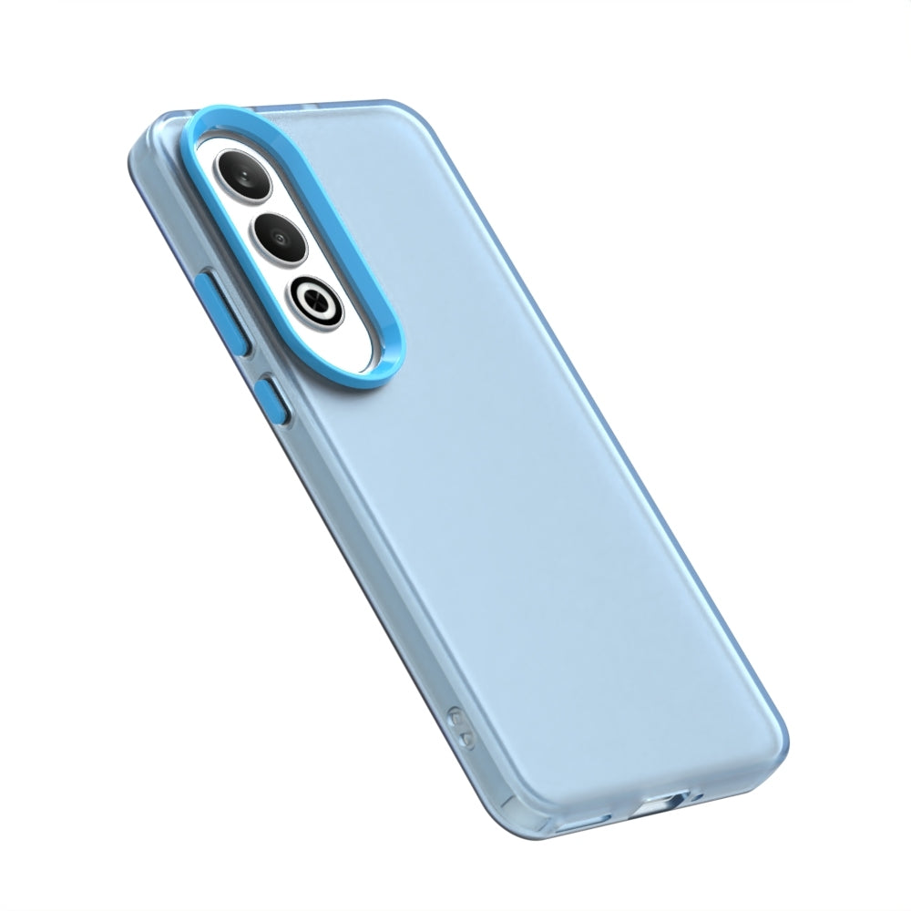 For OPPO K12 5G Candy PC Hybrid TPU Shockproof Phone Case(Blue)