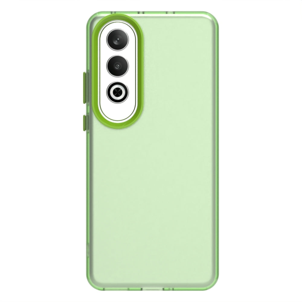 For OPPO K12 5G Candy PC Hybrid TPU Shockproof Phone Case(Green)