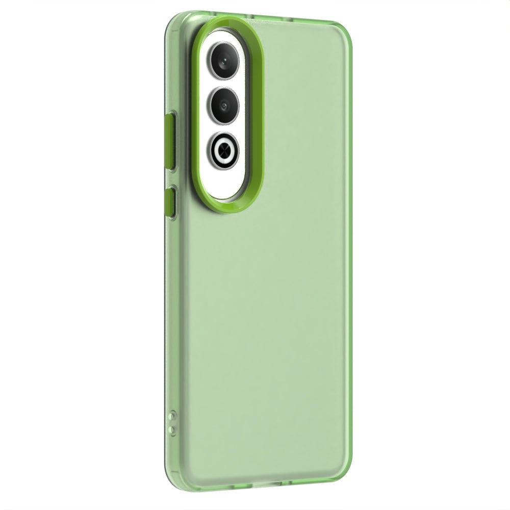 For OPPO K12 5G Candy PC Hybrid TPU Shockproof Phone Case(Green)