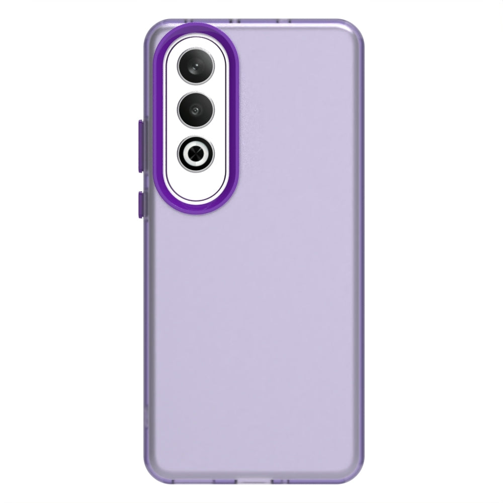 For OPPO K12 5G Candy PC Hybrid TPU Shockproof Phone Case(Purple)