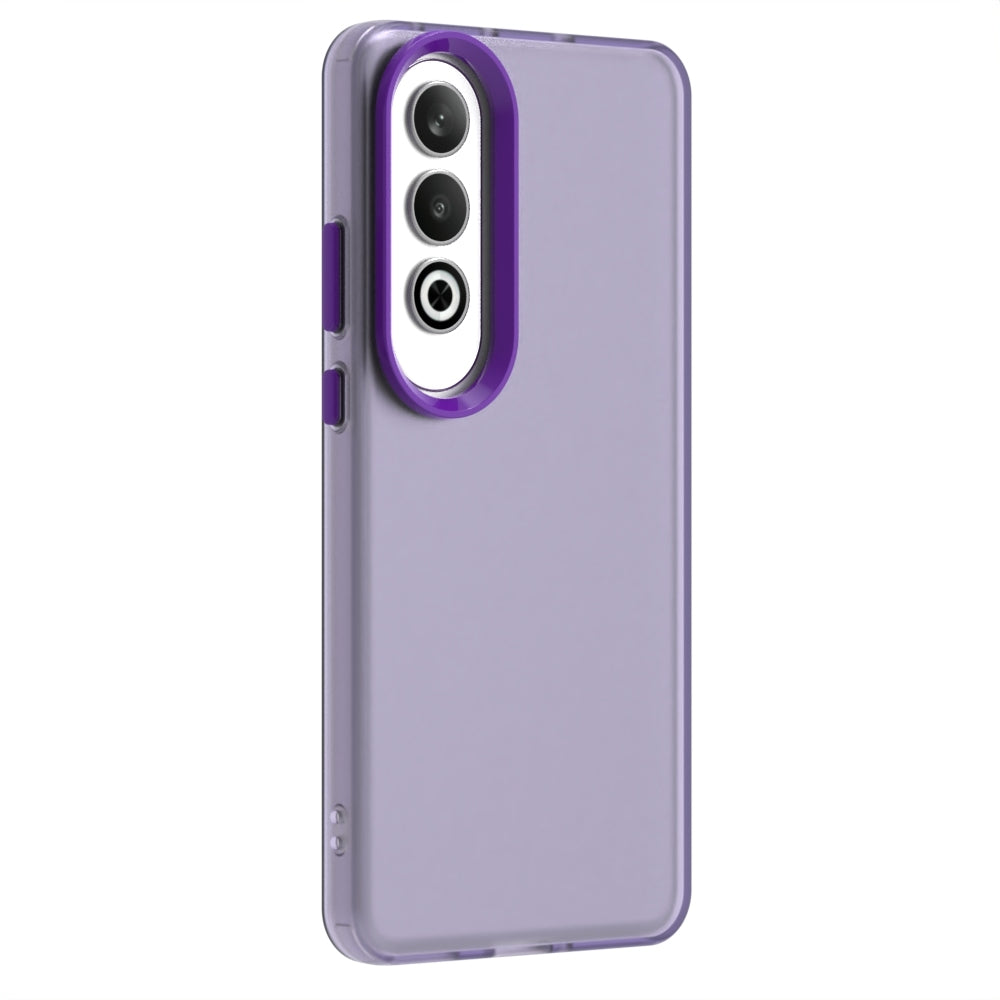 For OPPO K12 5G Candy PC Hybrid TPU Shockproof Phone Case(Purple)
