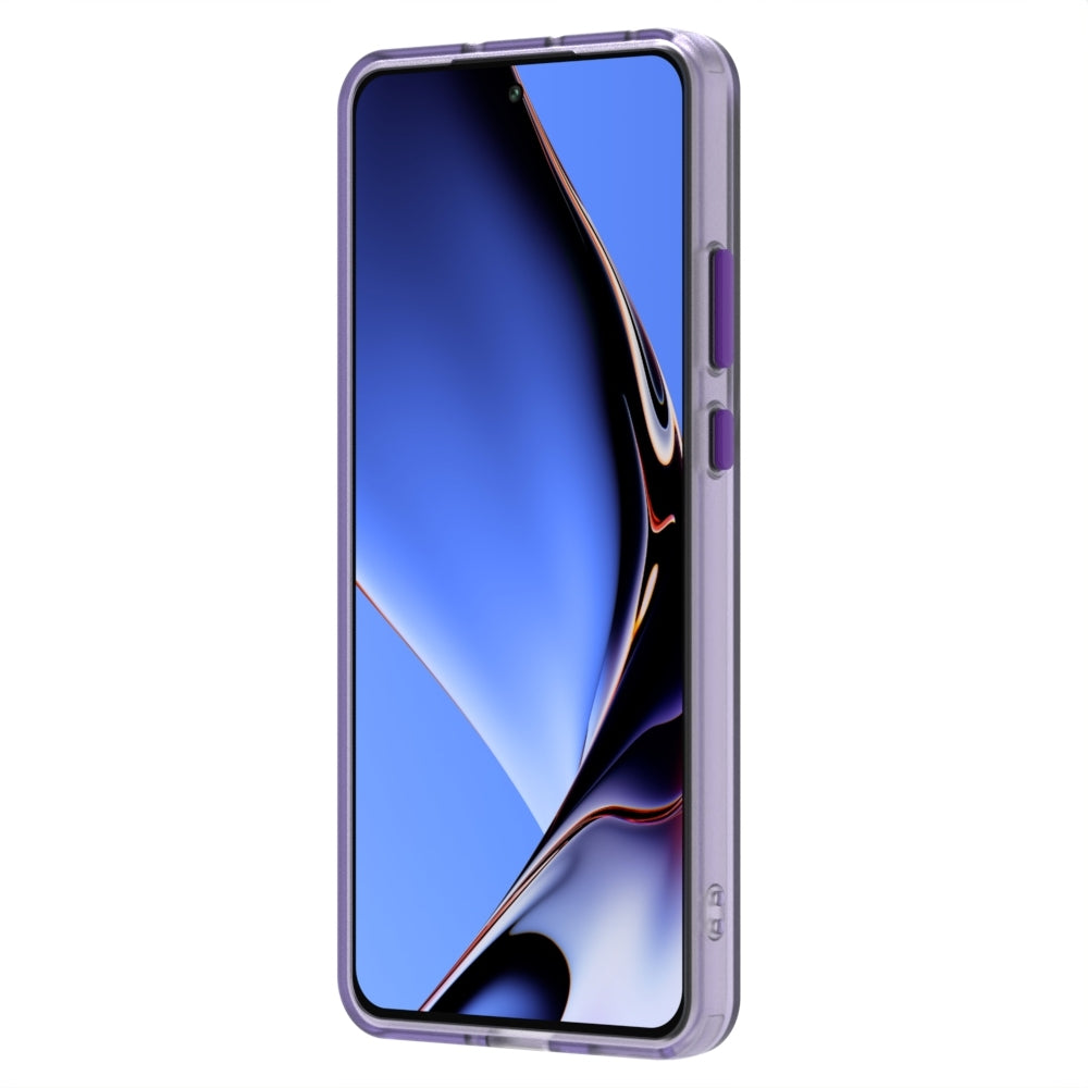 For OPPO K12 5G Candy PC Hybrid TPU Shockproof Phone Case(Purple)