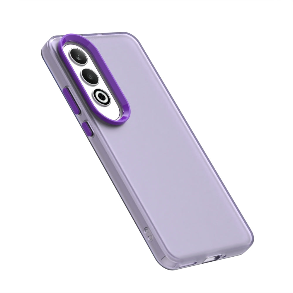 For OPPO K12 5G Candy PC Hybrid TPU Shockproof Phone Case(Purple)