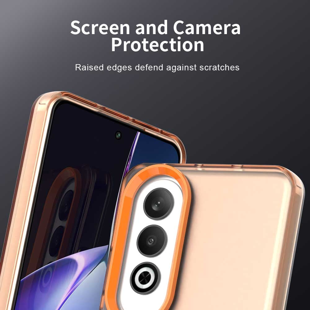 For OPPO K12 Plus Candy PC Hybrid TPU Shockproof Phone Case(Orange)