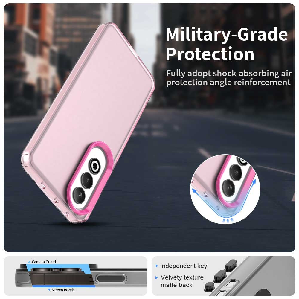 For OPPO K12 Plus Candy PC Hybrid TPU Shockproof Phone Case(Red)