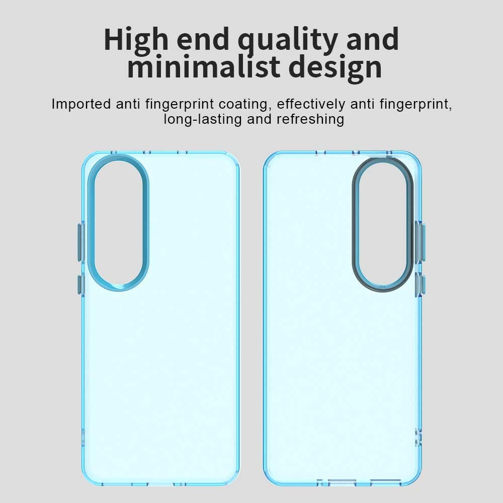 For OPPO K12 Plus Candy PC Hybrid TPU Shockproof Phone Case(Blue)