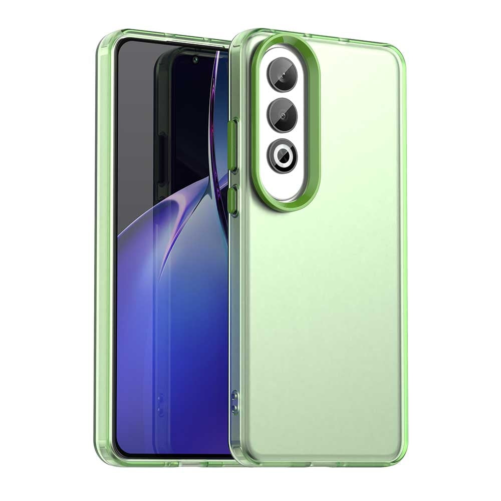 For OPPO K12 Plus Candy PC Hybrid TPU Shockproof Phone Case(Green)