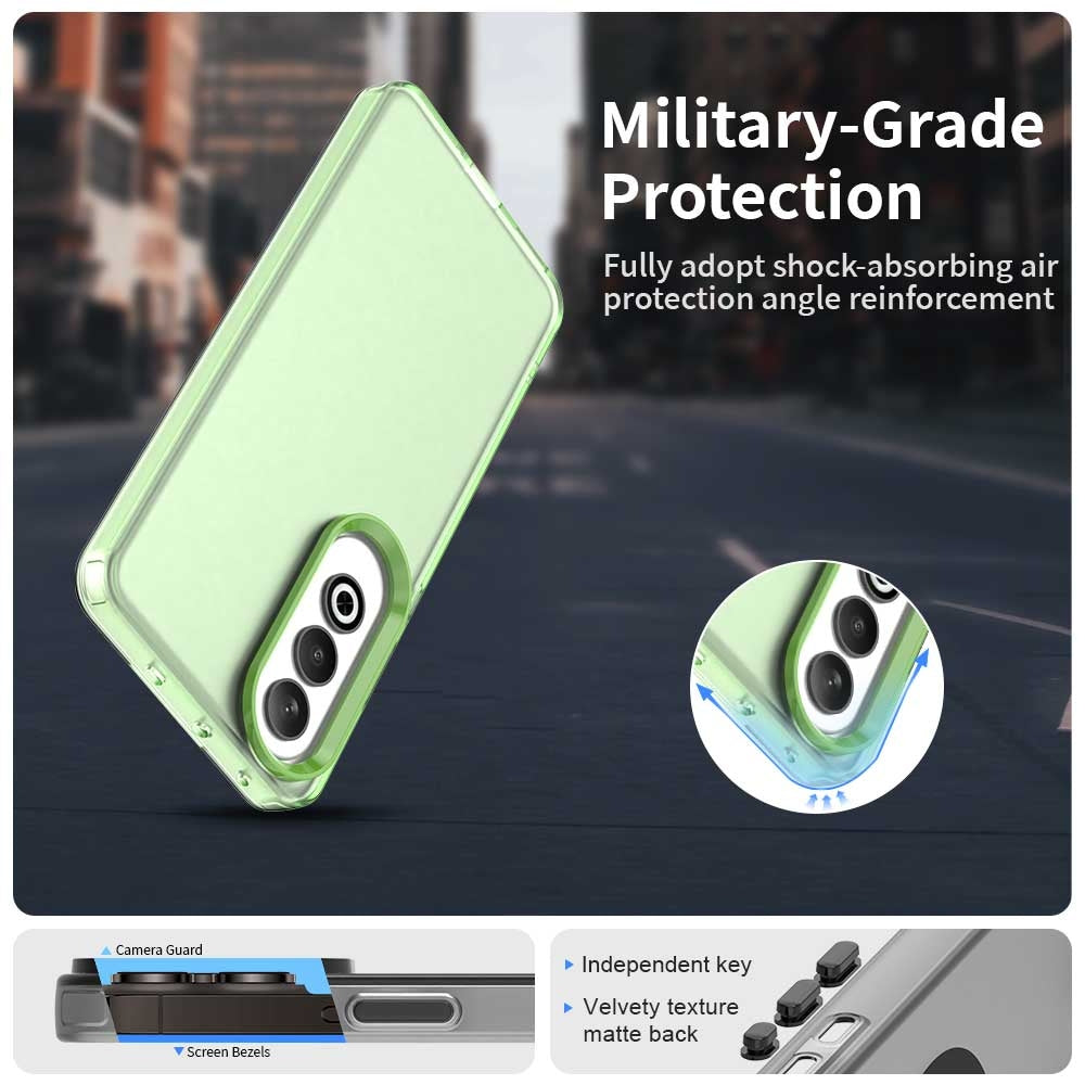 For OPPO K12 Plus Candy PC Hybrid TPU Shockproof Phone Case(Green)