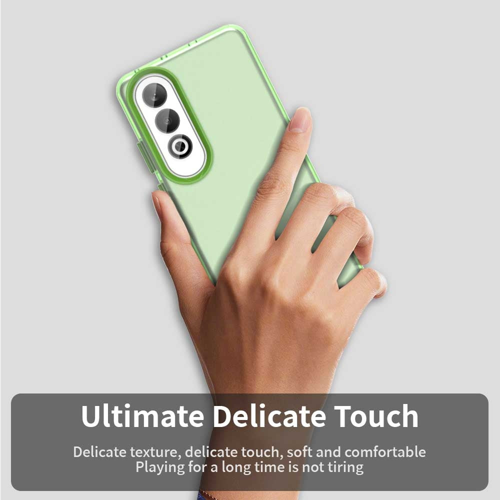 For OPPO K12 Plus Candy PC Hybrid TPU Shockproof Phone Case(Green)