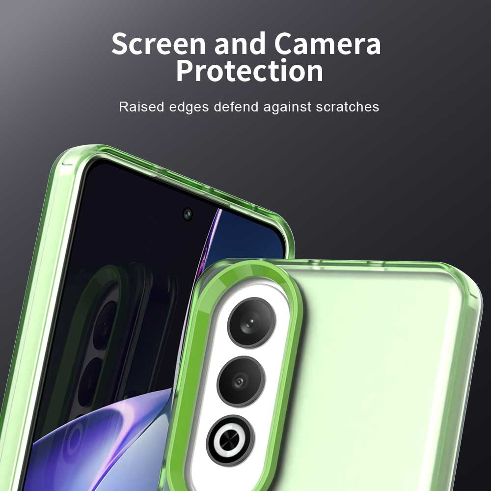 For OPPO K12 Plus Candy PC Hybrid TPU Shockproof Phone Case(Green)
