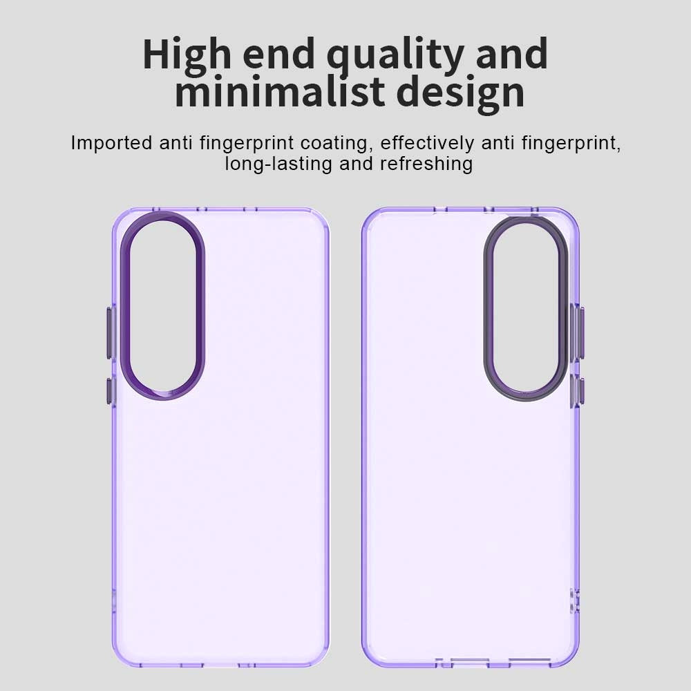 For OPPO K12 Plus Candy PC Hybrid TPU Shockproof Phone Case(Purple)