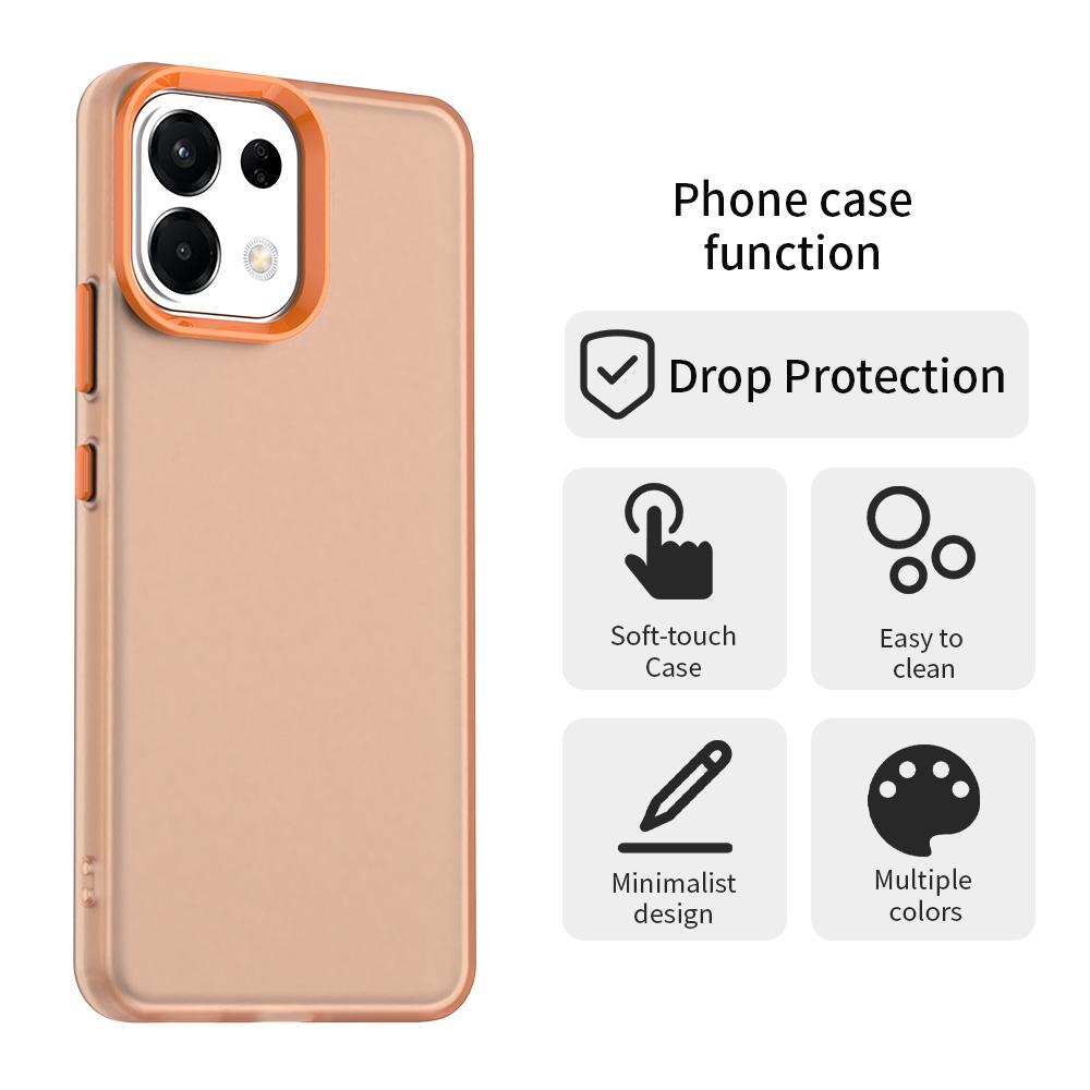 For OPPO K13 5G Candy PC Hybrid TPU Shockproof Phone Case(Orange)
