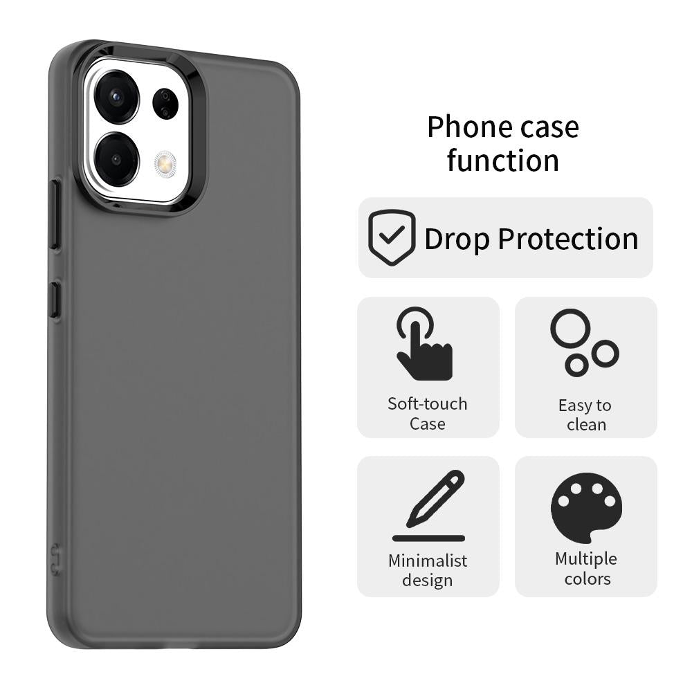 For OPPO K13 5G Candy PC Hybrid TPU Shockproof Phone Case(Black)