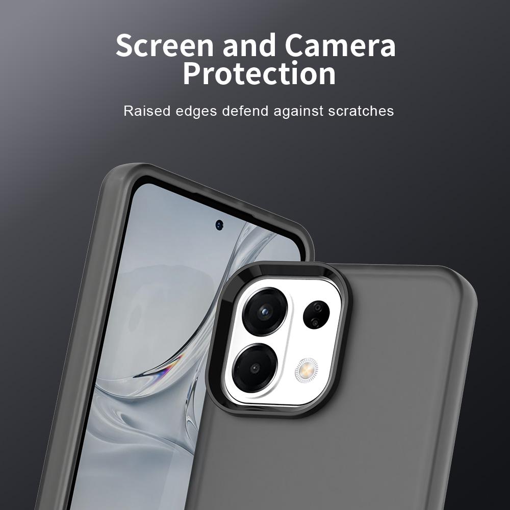 For OPPO K13 5G Candy PC Hybrid TPU Shockproof Phone Case(Black)