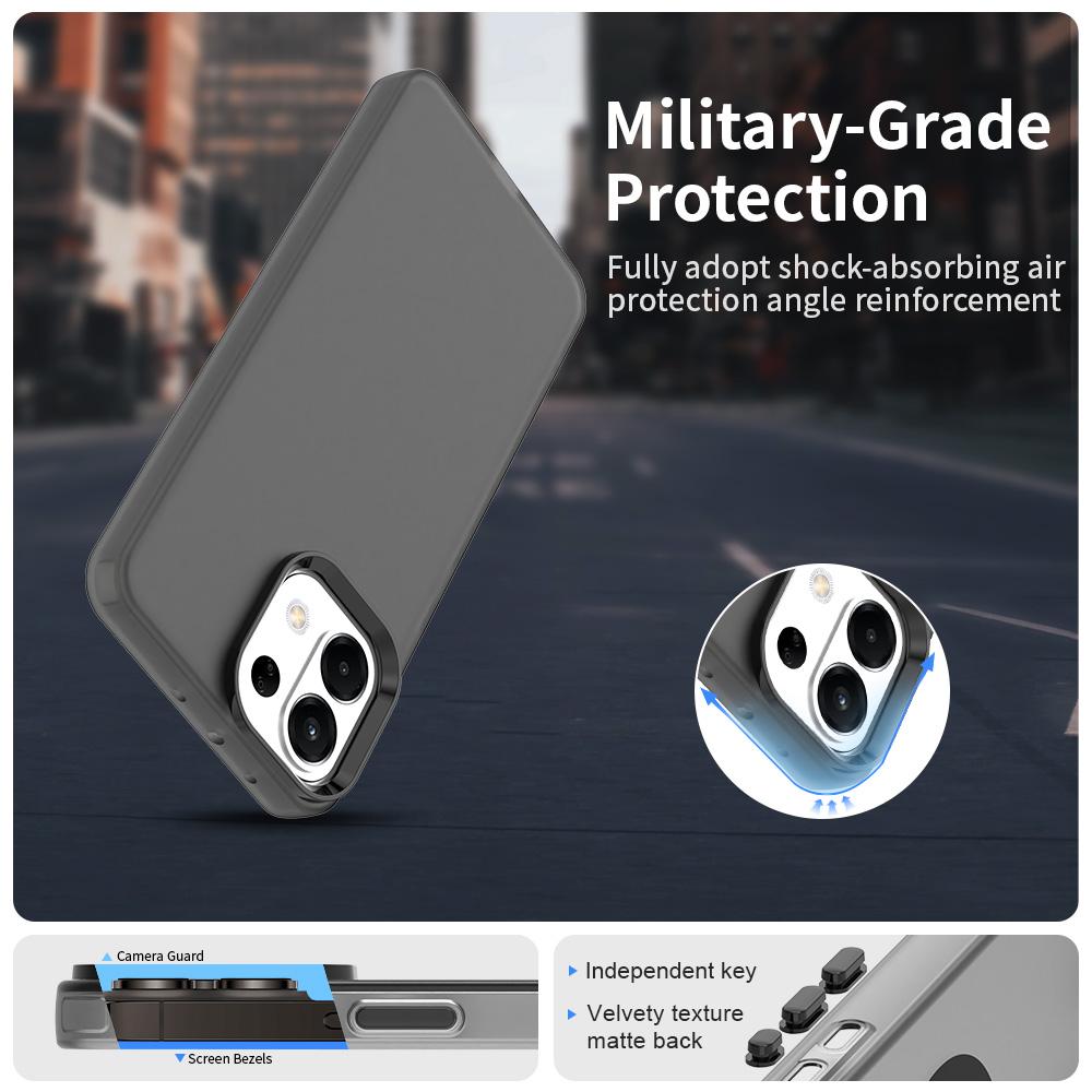 For OPPO K13 5G Candy PC Hybrid TPU Shockproof Phone Case(Black)