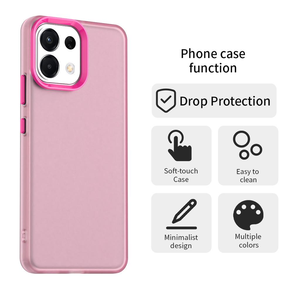 For OPPO K13 5G Candy PC Hybrid TPU Shockproof Phone Case(Red)