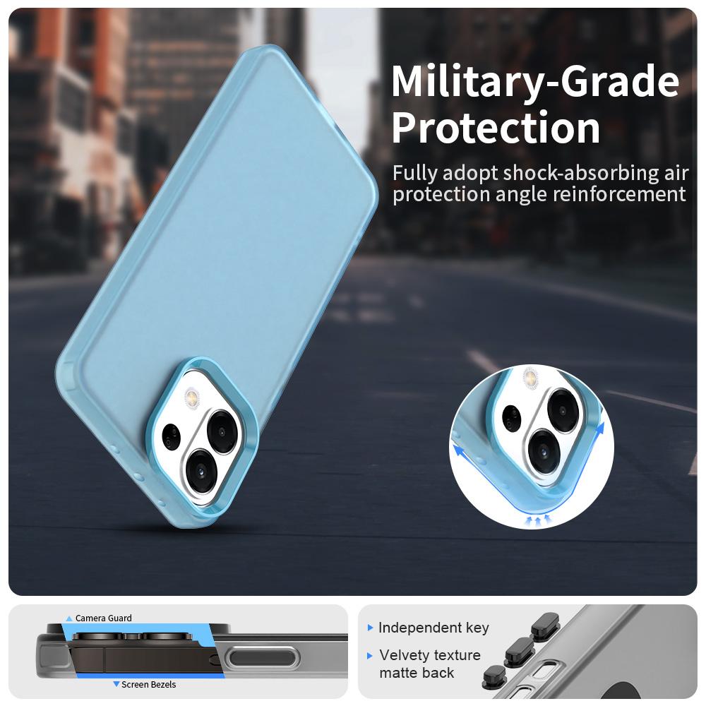 For OPPO K13 5G Candy PC Hybrid TPU Shockproof Phone Case(Blue)