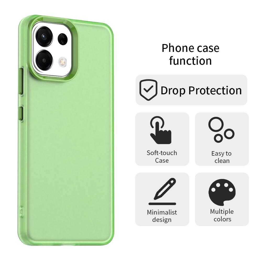 For OPPO K13 5G Candy PC Hybrid TPU Shockproof Phone Case(Green)