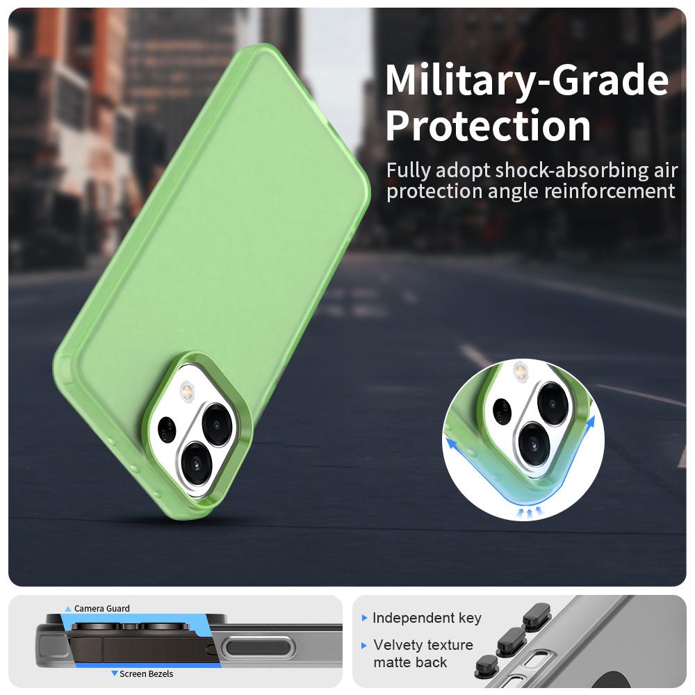 For OPPO K13 5G Candy PC Hybrid TPU Shockproof Phone Case(Green)