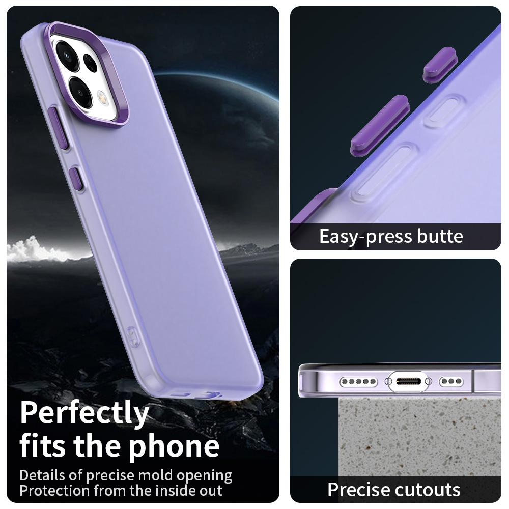 For OPPO K13 5G Candy PC Hybrid TPU Shockproof Phone Case(Purple)