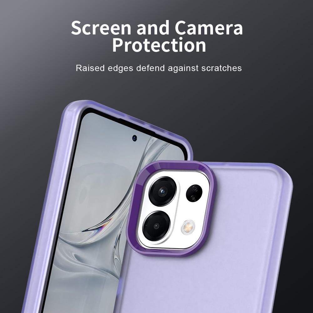 For OPPO K13 5G Candy PC Hybrid TPU Shockproof Phone Case(Purple)