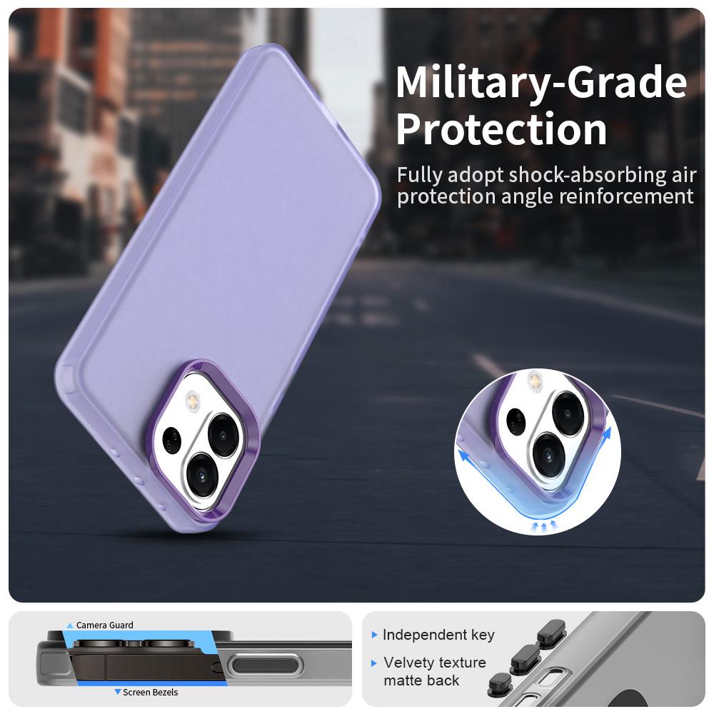 For OPPO K13 5G Candy PC Hybrid TPU Shockproof Phone Case(Purple)