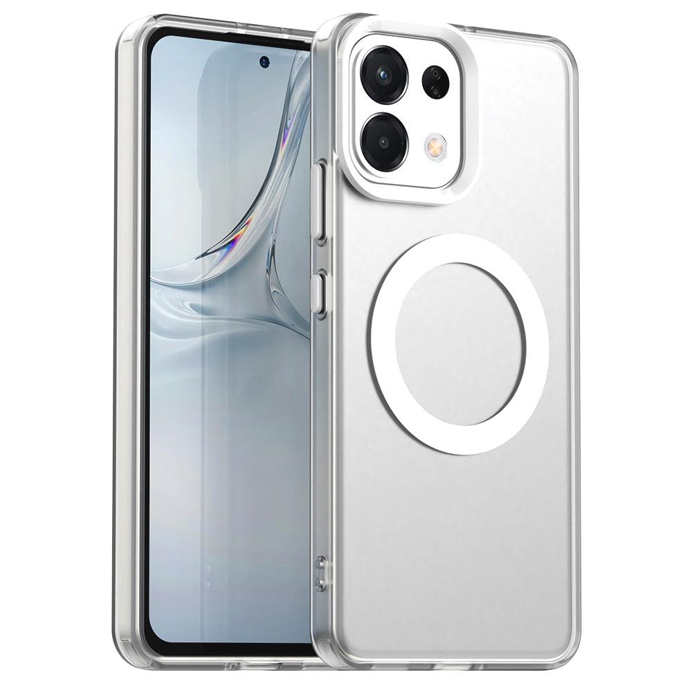 For OPPO K13 5G Candy Magsafe PC Hybrid TPU Phone Case(White)