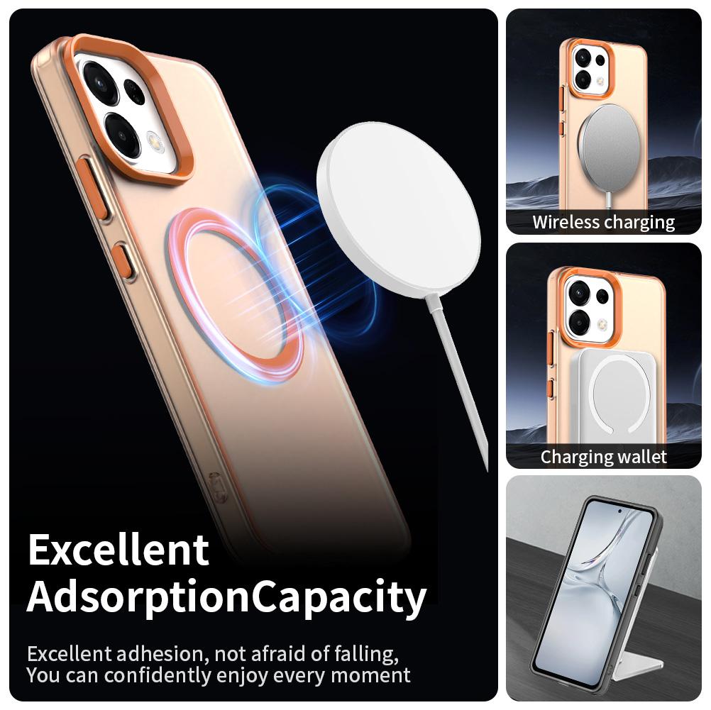 For OPPO K13 5G Candy Magsafe PC Hybrid TPU Phone Case(Orange)
