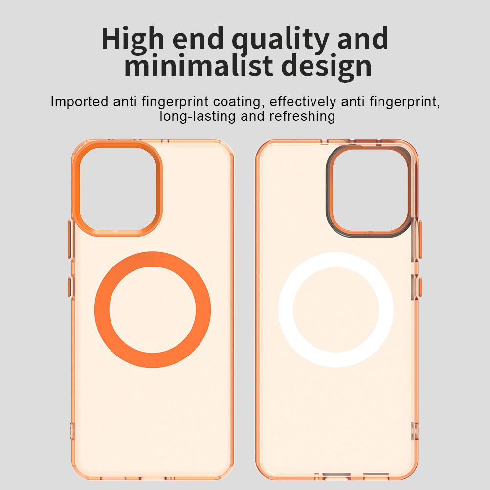 For OPPO K13 5G Candy Magsafe PC Hybrid TPU Phone Case(Orange)