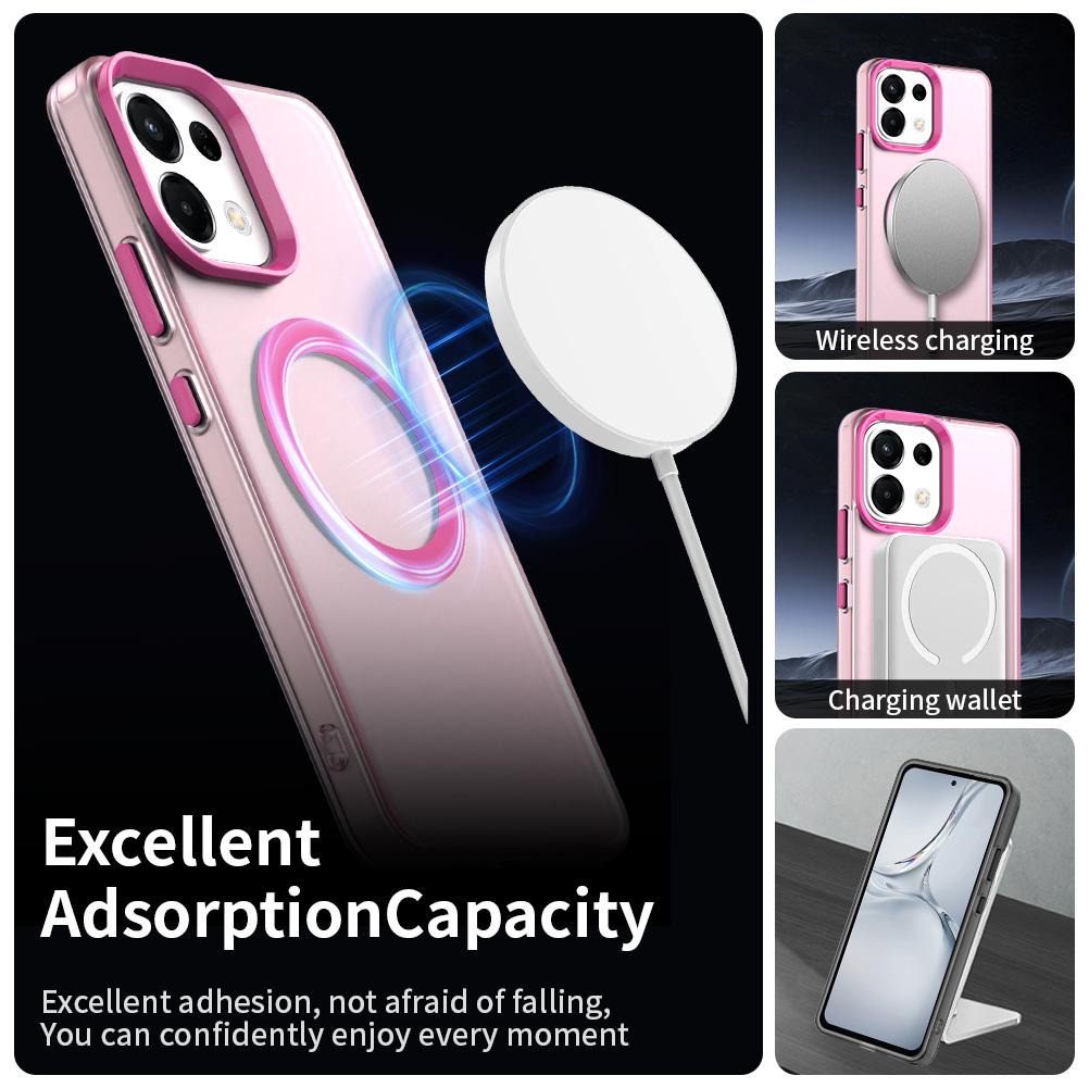 For OPPO K13 5G Candy Magsafe PC Hybrid TPU Phone Case(Red)