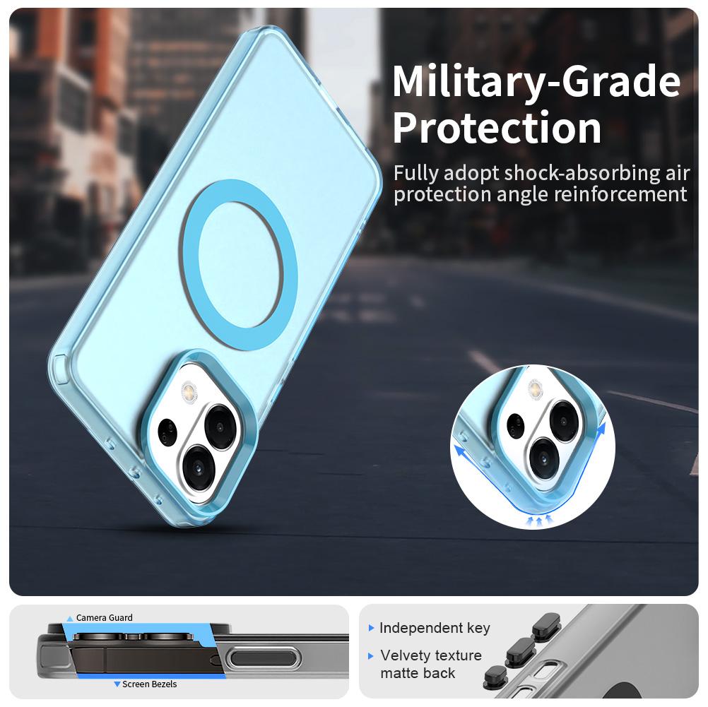 For OPPO K13 5G Candy Magsafe PC Hybrid TPU Phone Case(Blue)