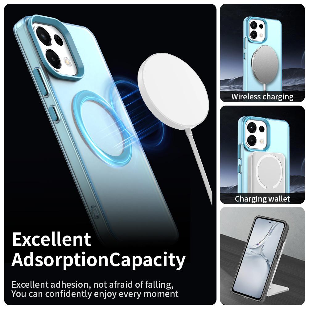 For OPPO K13 5G Candy Magsafe PC Hybrid TPU Phone Case(Blue)