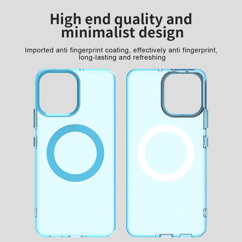 For OPPO K13 5G Candy Magsafe PC Hybrid TPU Phone Case(Blue)