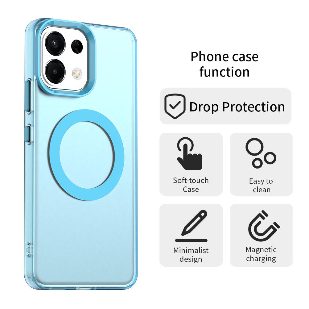 For OPPO K13 5G Candy Magsafe PC Hybrid TPU Phone Case(Blue)