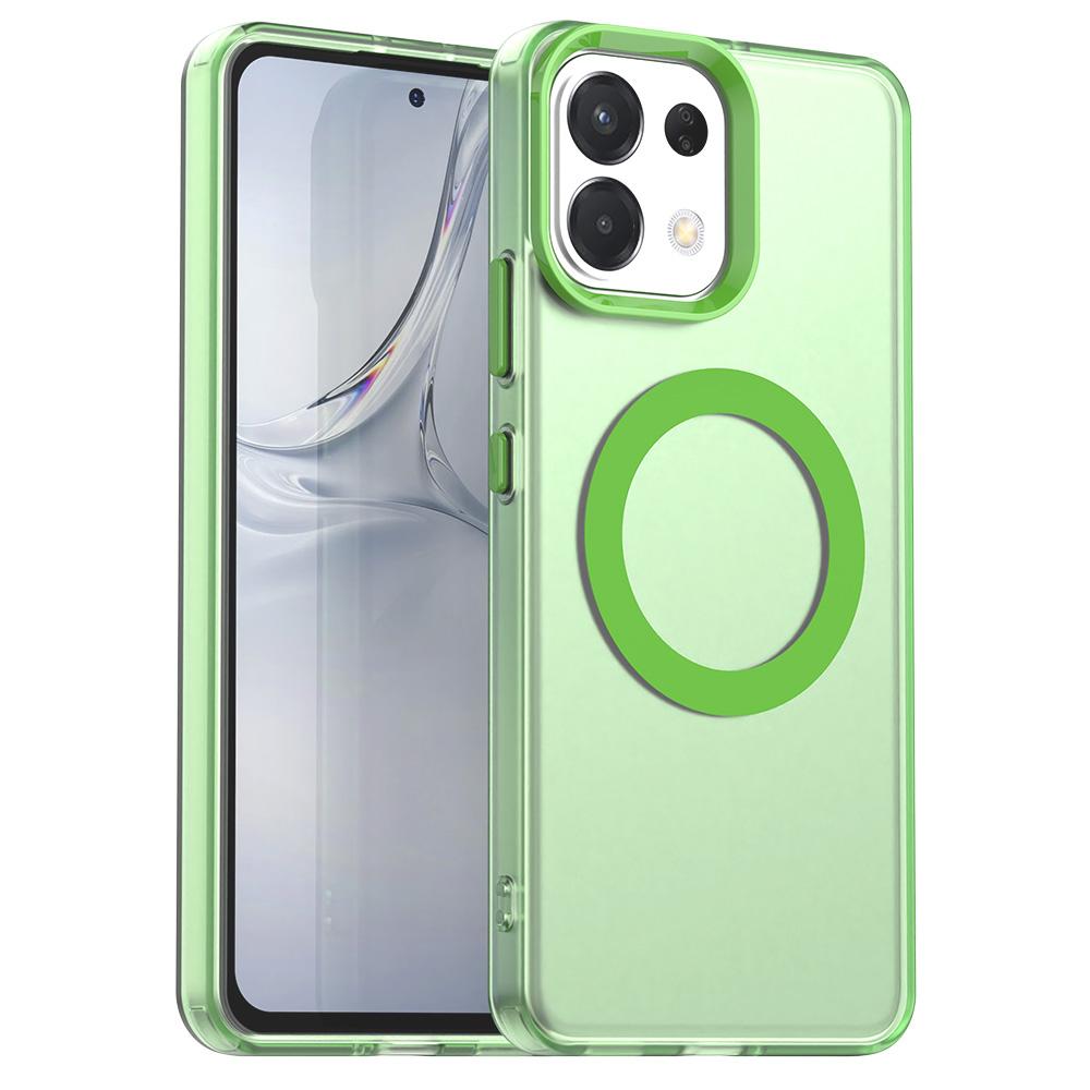 For OPPO K13 5G Candy Magsafe PC Hybrid TPU Phone Case(Green)