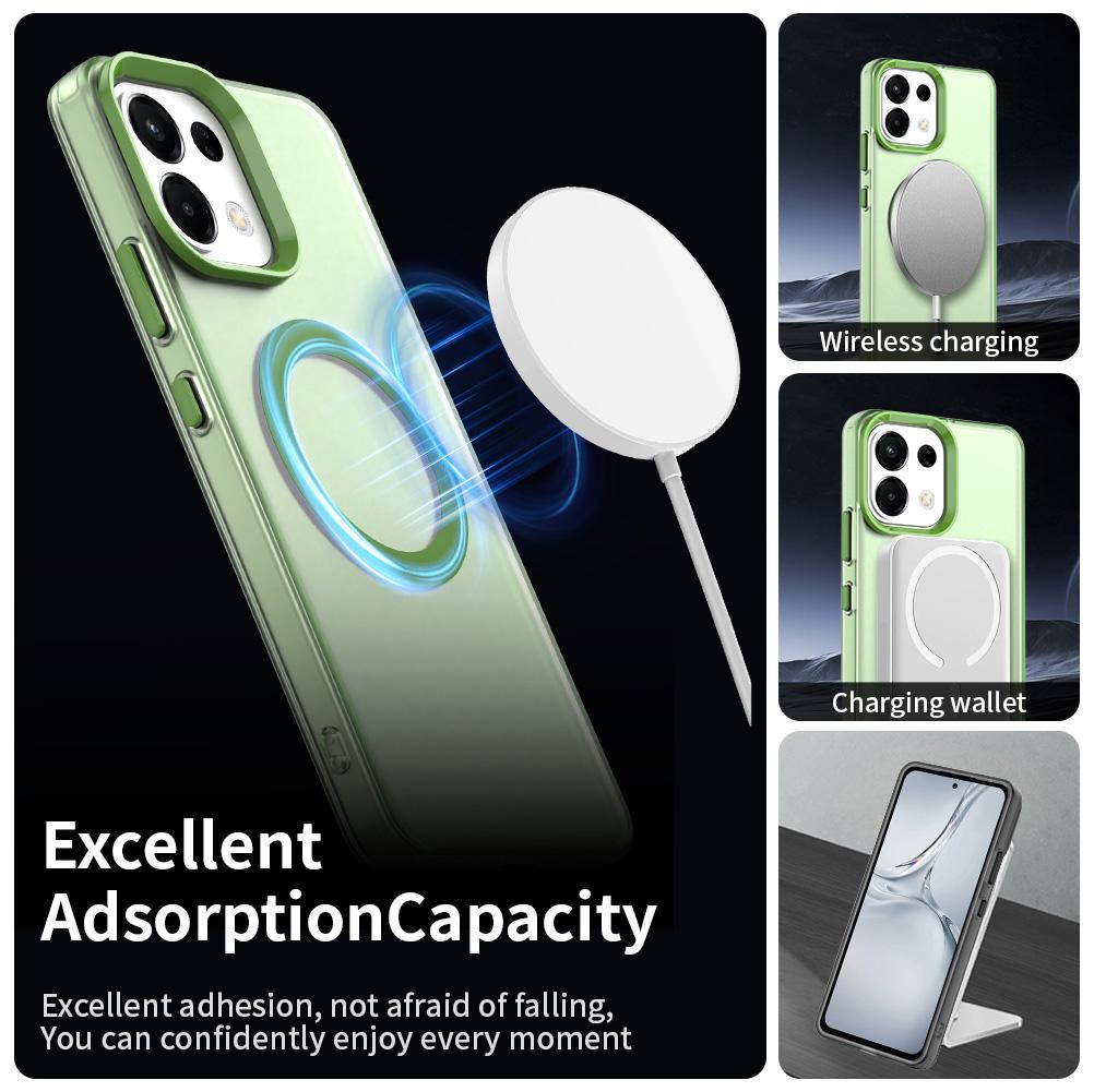 For OPPO K13 5G Candy Magsafe PC Hybrid TPU Phone Case(Green)