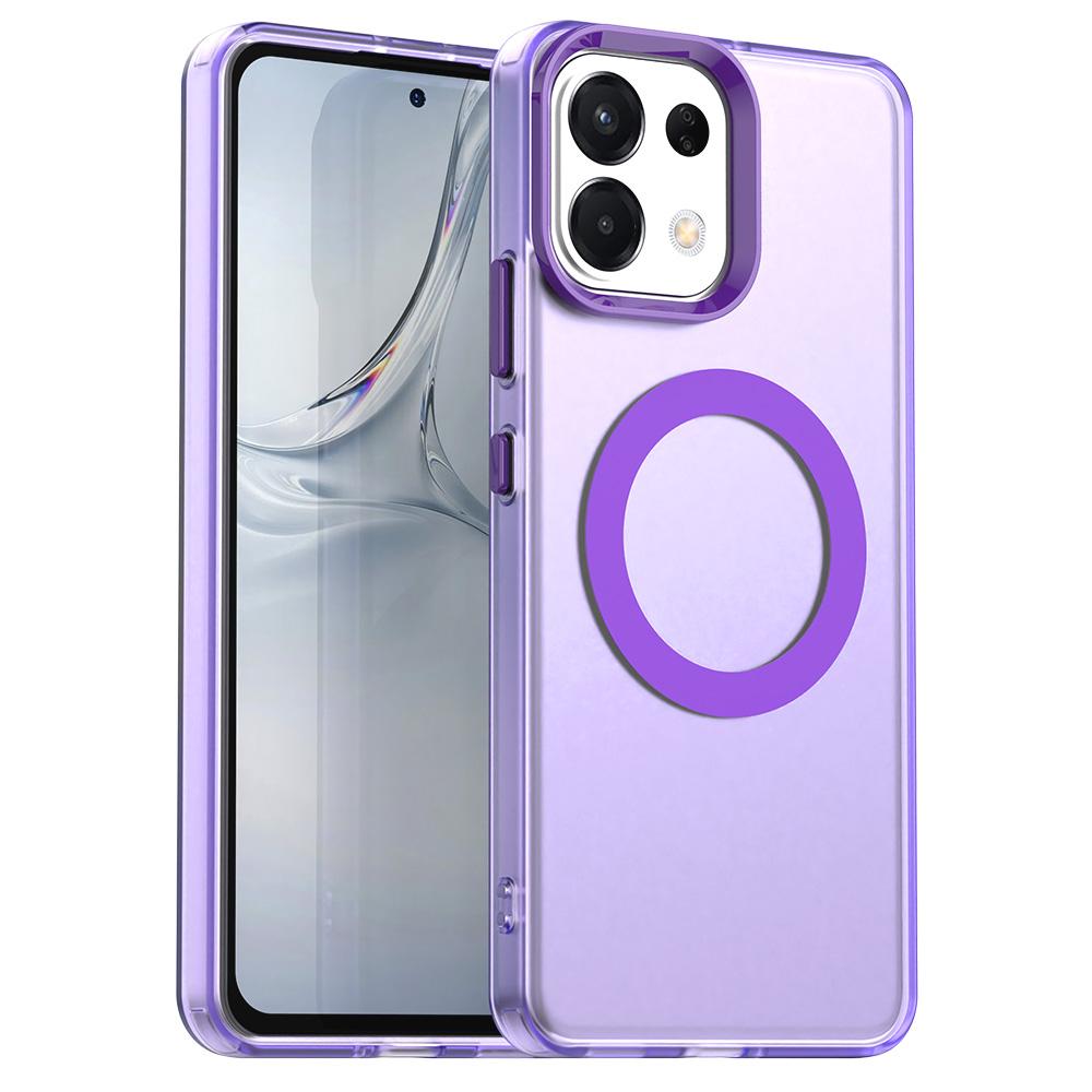 For OPPO K13 5G Candy Magsafe PC Hybrid TPU Phone Case(Purple)