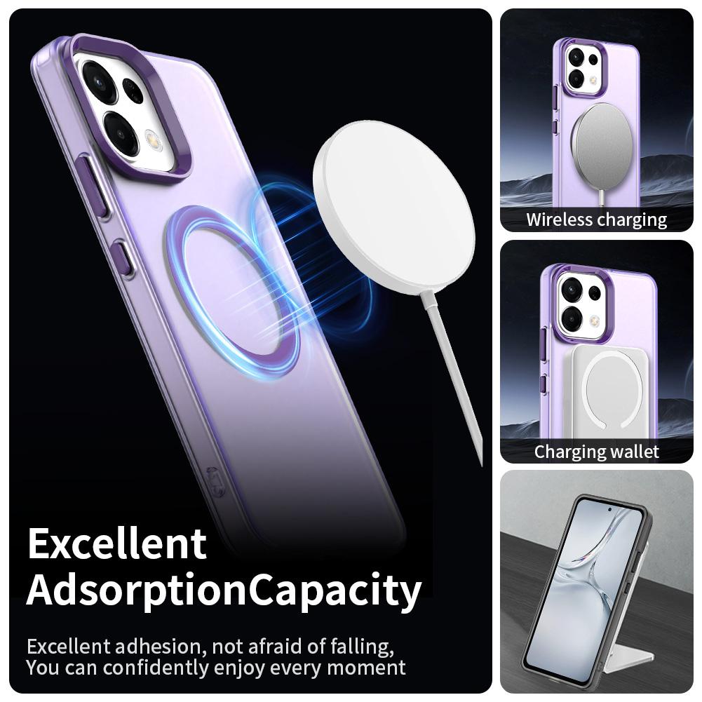 For OPPO K13 5G Candy Magsafe PC Hybrid TPU Phone Case(Purple)