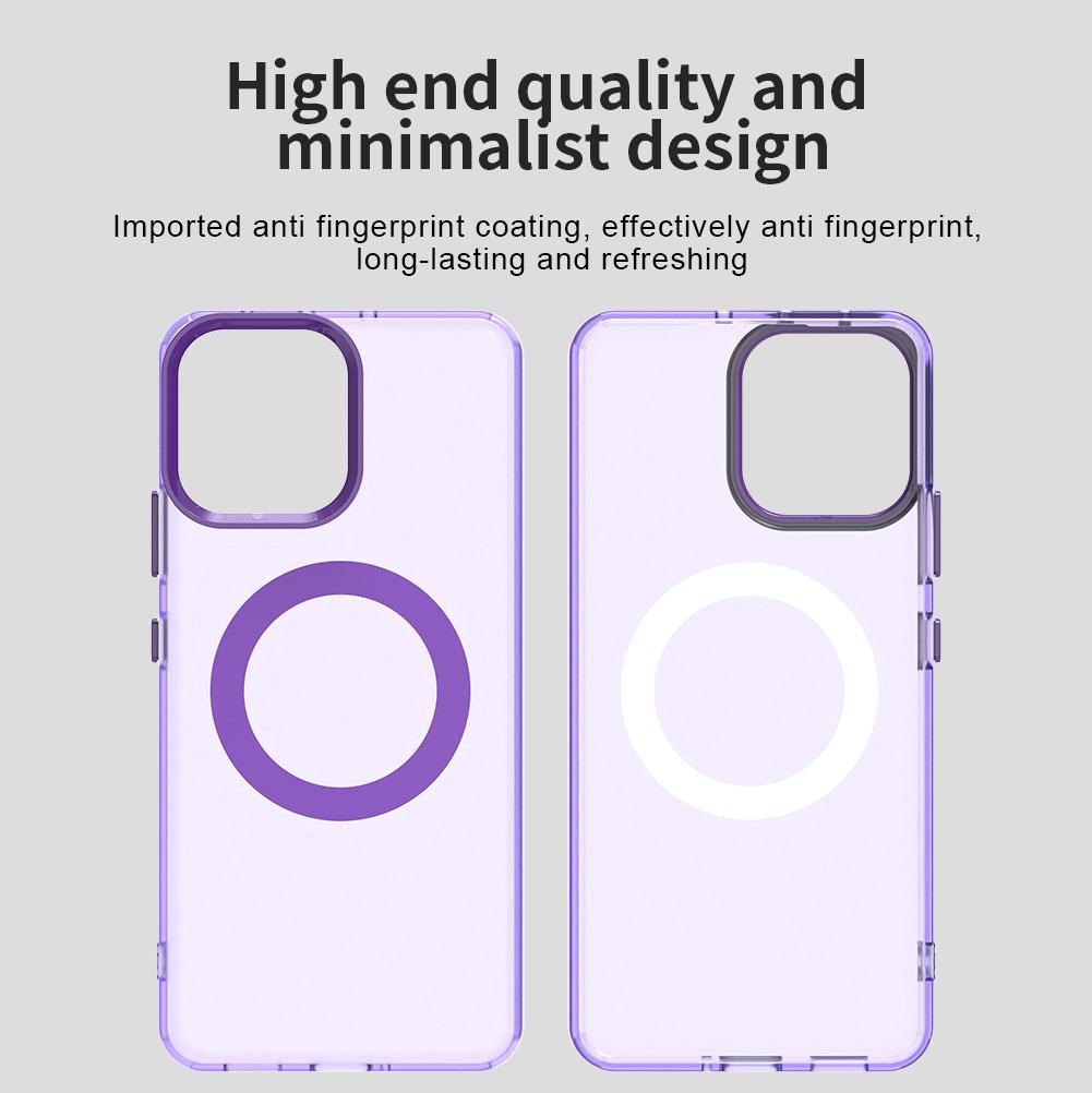 For OPPO K13 5G Candy Magsafe PC Hybrid TPU Phone Case(Purple)