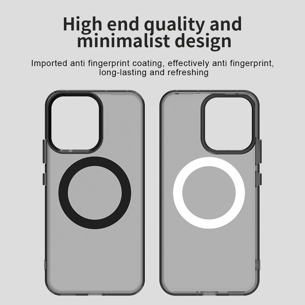 For OPPO Reno14 Global Candy Magsafe PC Hybrid TPU Phone Case(Black)