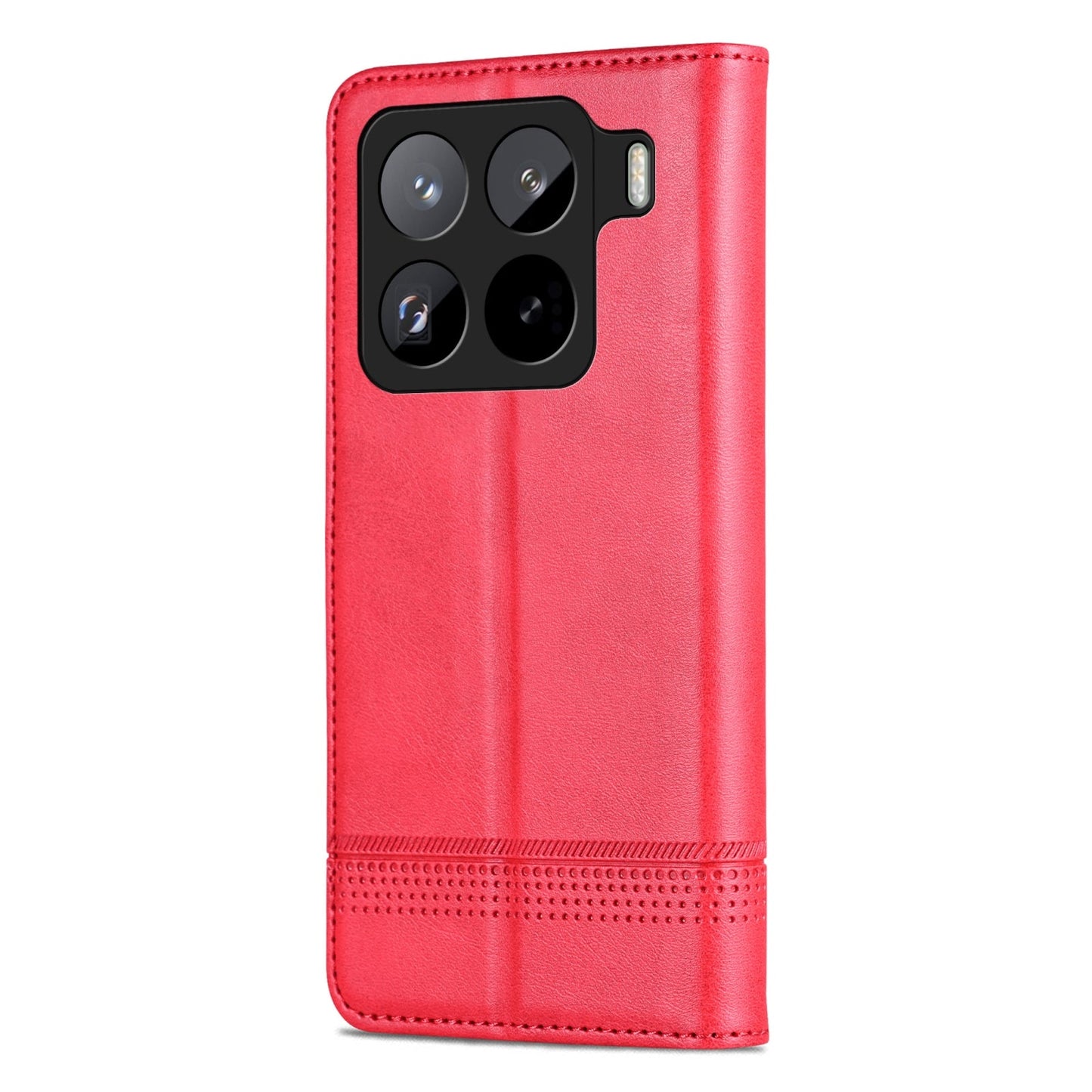 For Xiaomi 15 Pro AZNS Magnetic Calf Texture Flip Leather Phone Case(Red)