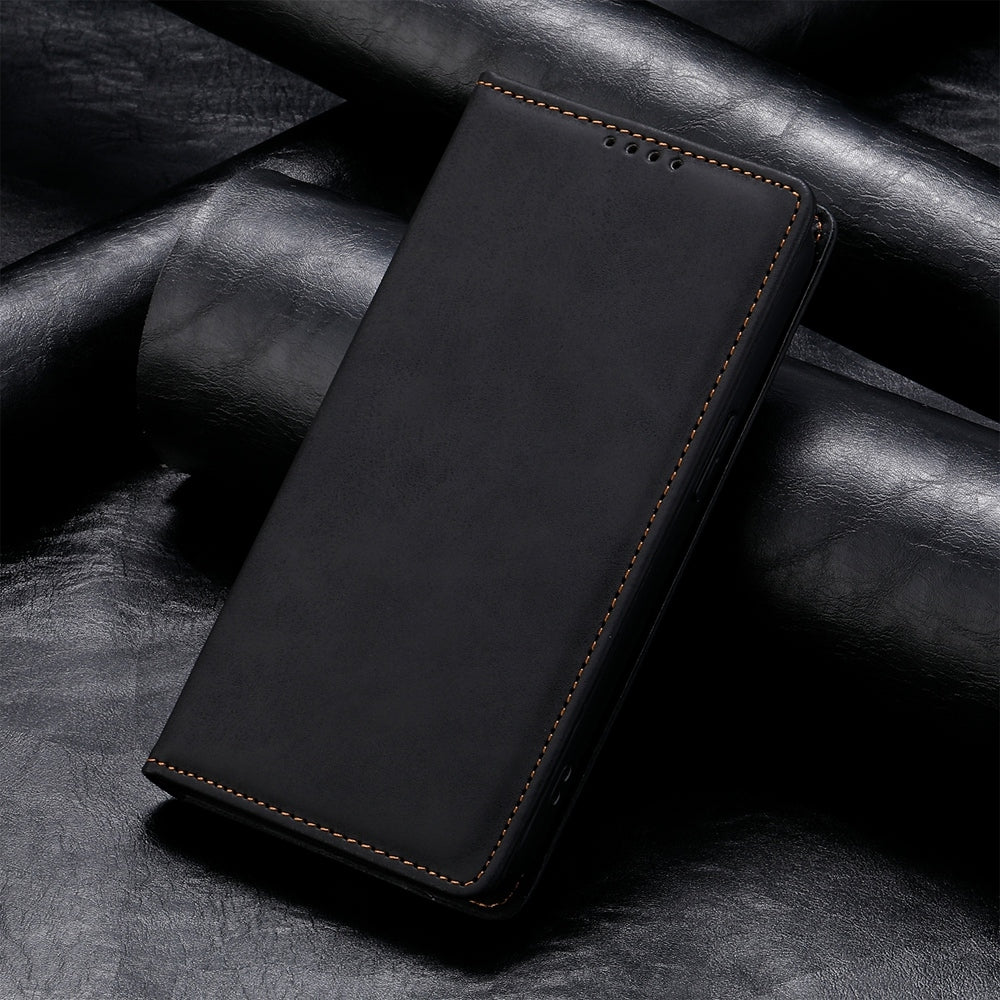 For Xiaomi 15 Pro Business Solid Color Magnetic RFID Leather Phone Case(Black)