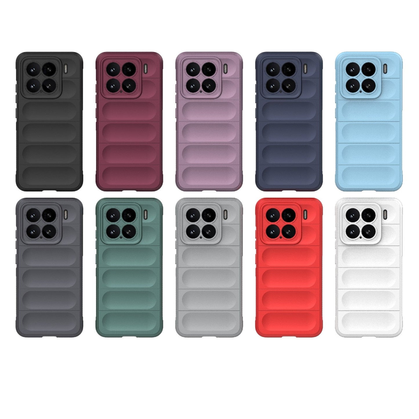 For Xiaomi 15 5G Magic Shield TPU + Flannel Phone Case(Grey)