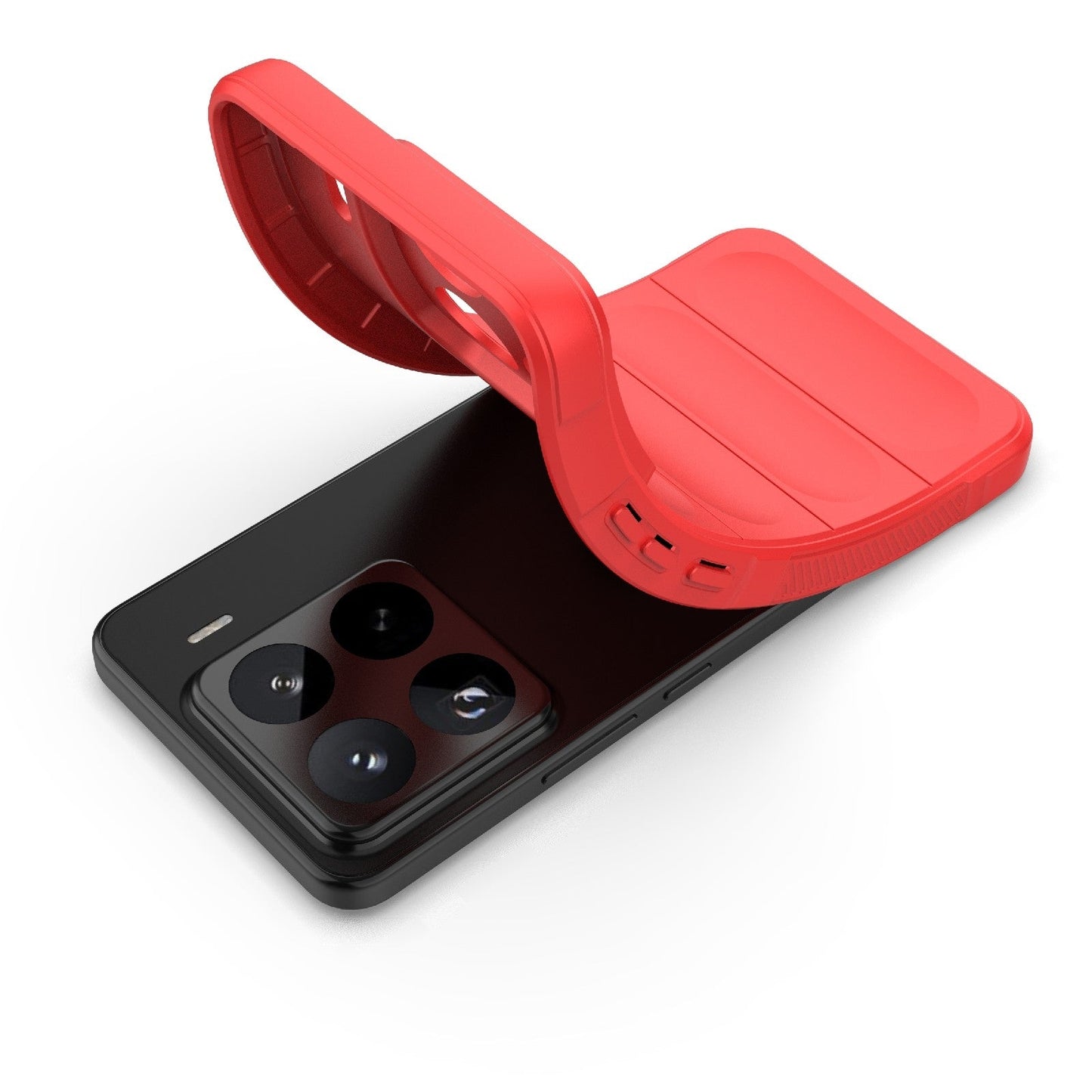 For Xiaomi 15 Pro 5G Magic Shield TPU + Flannel Phone Case(Black)