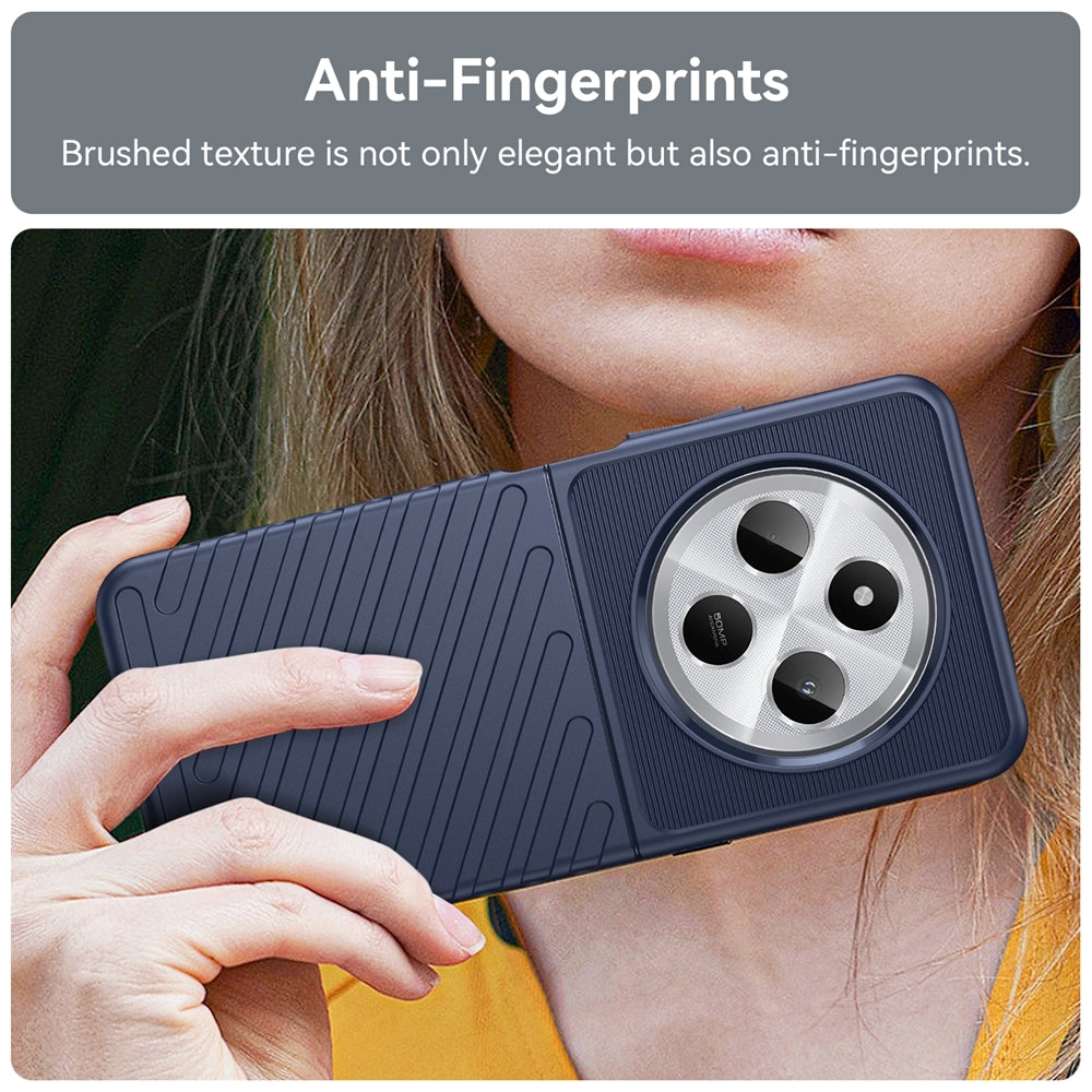 For Redmi 14C 4G Thunderbolt Shockproof TPU Phone Case(Blue)