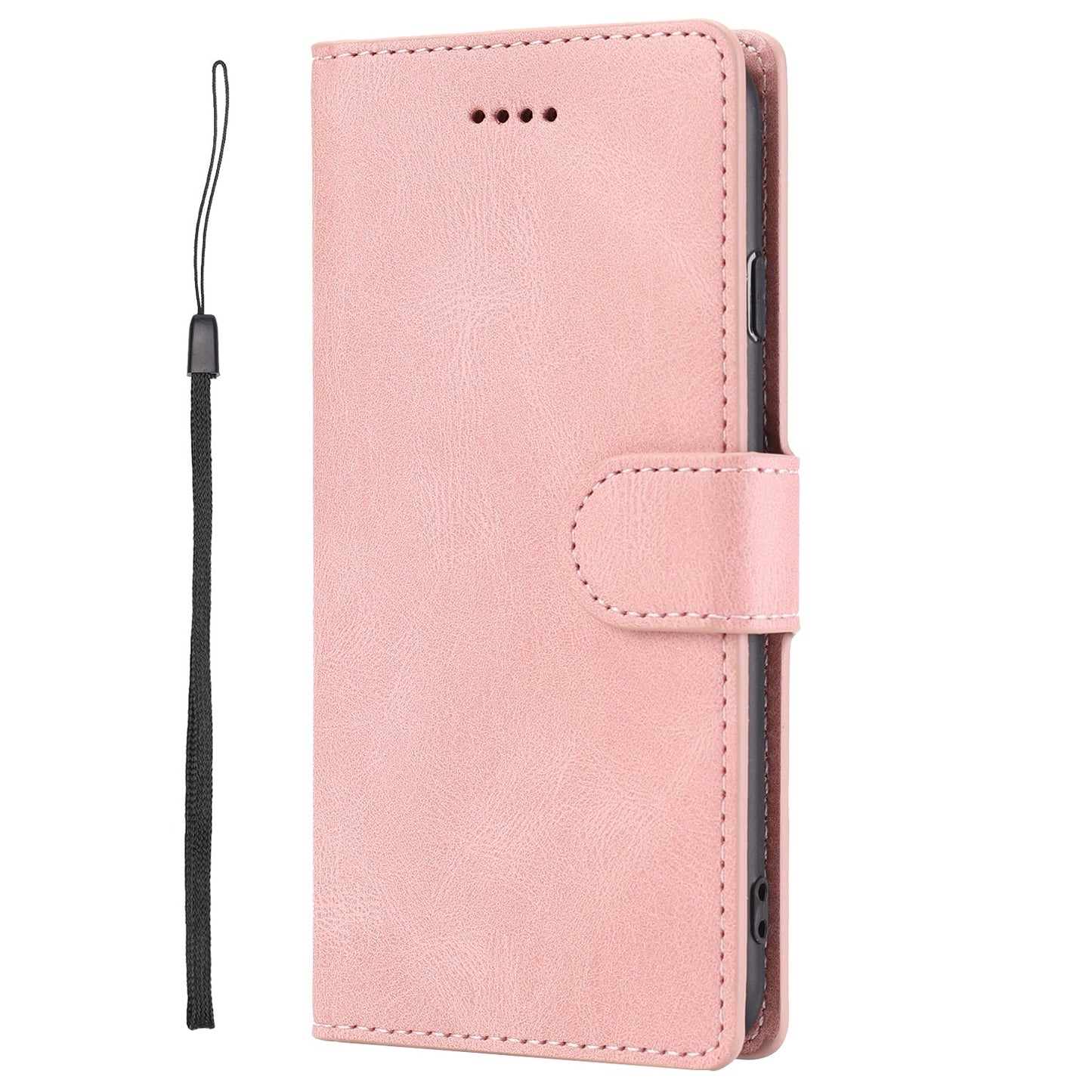 For iPhone 16e Fantasy Skin-feel Calfskin Texture Leather Phone Case(Pink)
