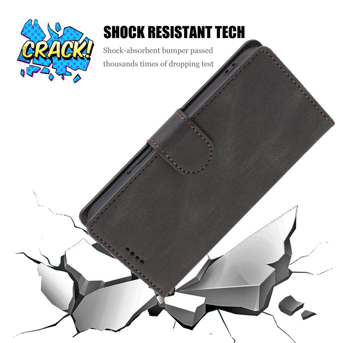 For iPhone 16e Fantasy Skin-feel Calfskin Texture Leather Phone Case(Black)