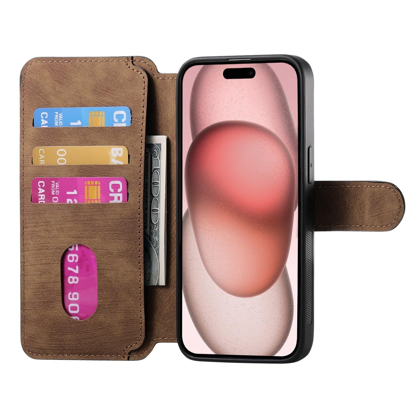For iPhone 16e CaseNeo MagSafe RFID Anti-theft Retro Leather Phone Case(Brown)