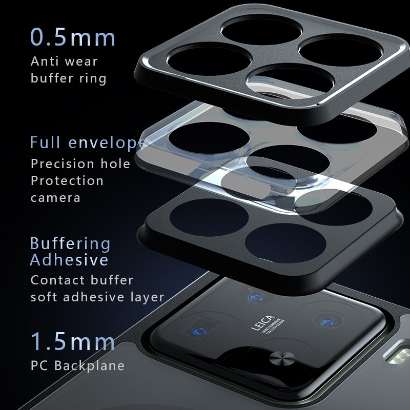 For Xiaomi 15 Pro Armor MagSafe Precise Hole PC Hybrid TPU Phone Case(Frosted Black)